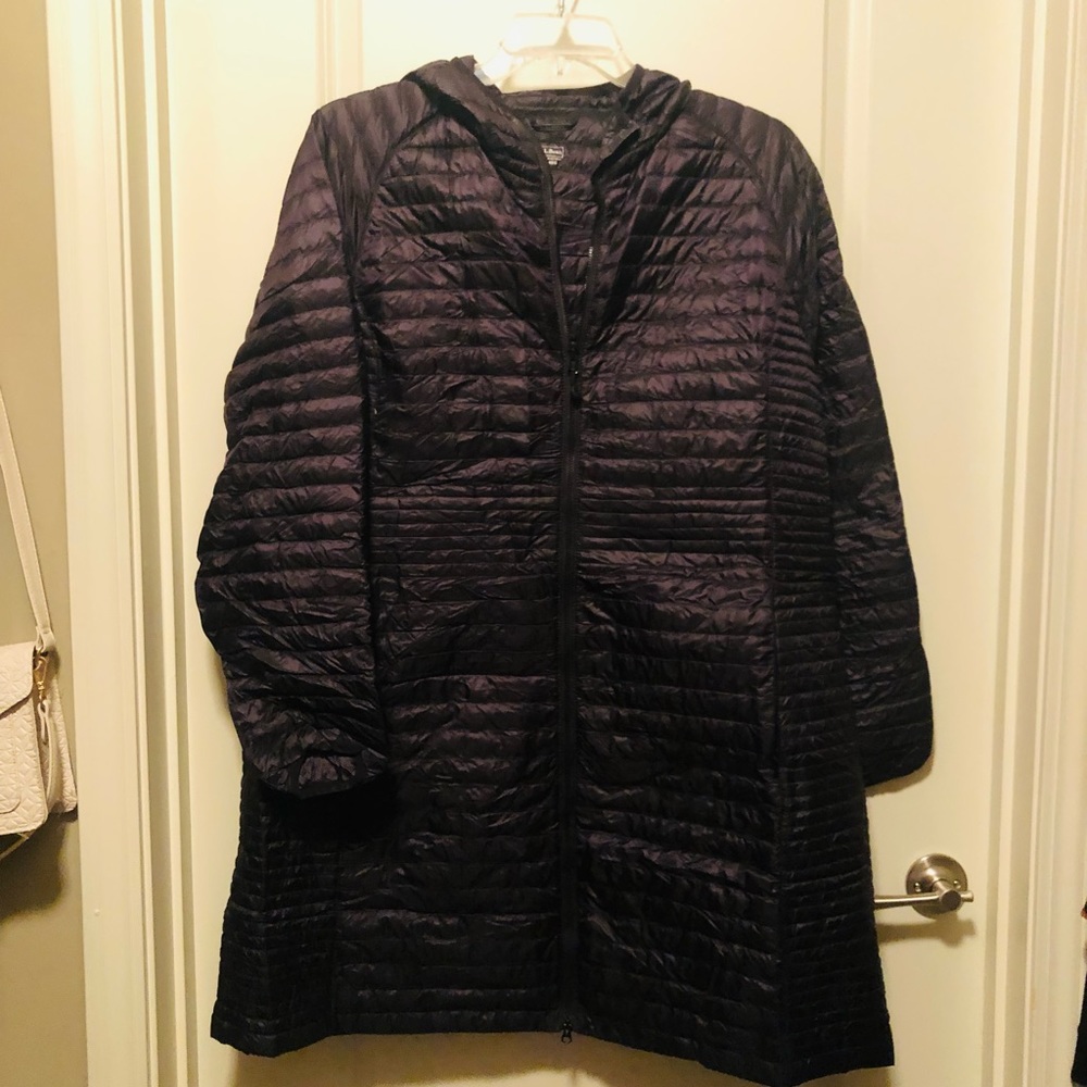 LL Bean long coat .